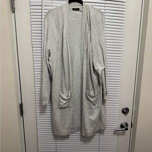 Verve Ami Light Gray Open Cardigan